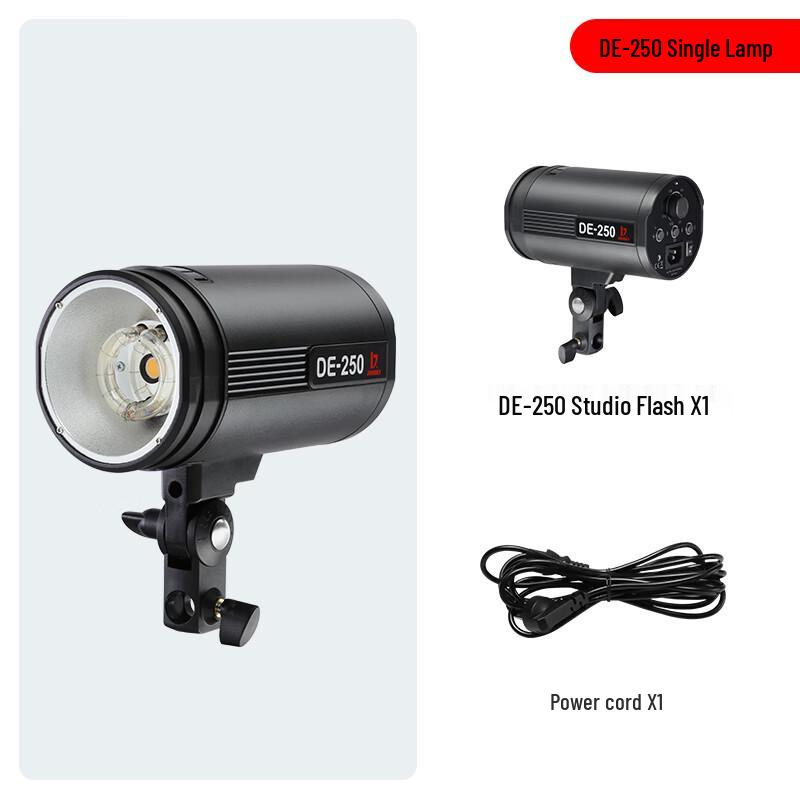 JINBEI DE250 Studio Flash with LED Modeling Light