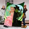 1pc The Wizard of Oz2 Theme Blanket - Digital Print, Polyester, Cozy for All Seasons, Perfect for Outdoor, Camping, and Travel