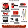 SIHAO Rotary Laser Level 360 Self Leveling Measuring Automatic Rotating Red Beam
