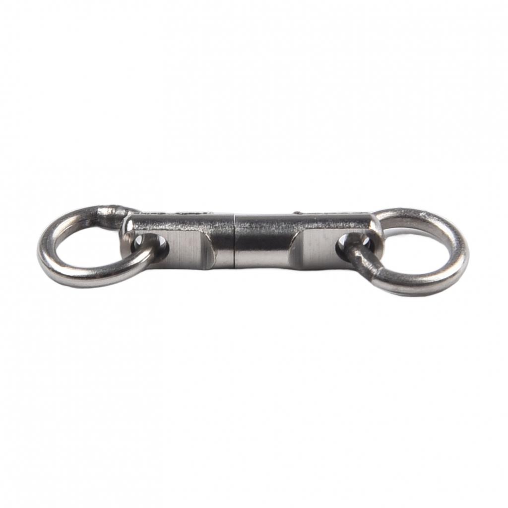 Ring Column Fishhook Lure Connector Rotating Bearing Swivels