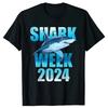 Shark 2024 Week Shark Lover Scuba Diver T Shirts Summer Graphic Streetwear Short Sleeve Birthday Gifts Tshirt Mens Clothing