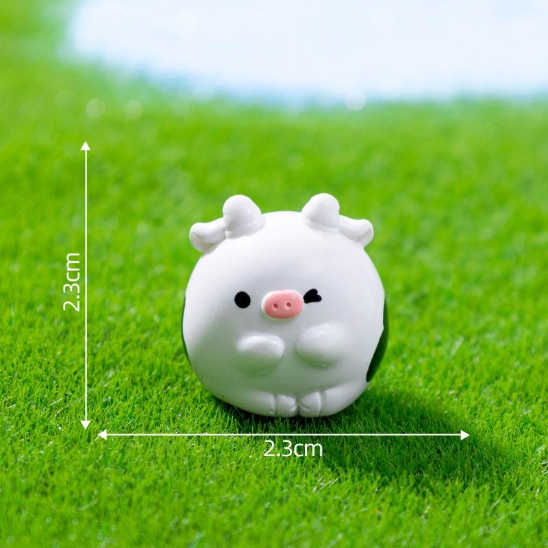Cute and Chubby Panda Capybara Little Animal Figurines Cute Particle Decorations Hanging Accessories and Small Ornaments