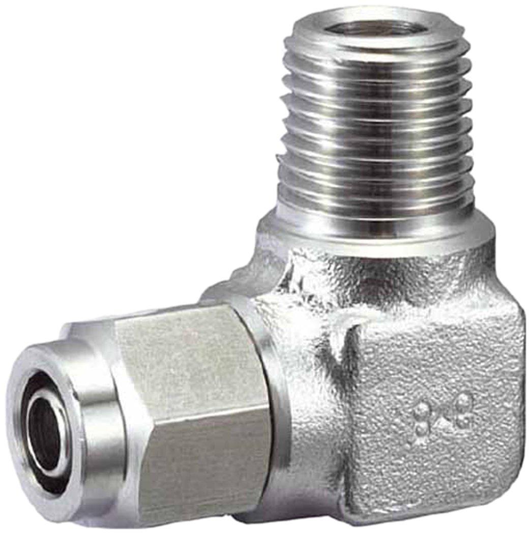 

TRUSCO SUS Чоловічий лікоть для трубки 10x8 мм, Діаметр, Різьба 1/4 , TS10-02ML