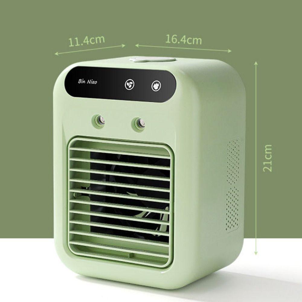 Dual Spray Portable Air Conditioner Ultrasonic Atomization USB Air Cooler  Office Humidification
