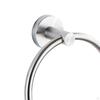 Bathroom Round Towel Holder Rings Bath Hand Circle Door Hanger Towels Rack Heavy