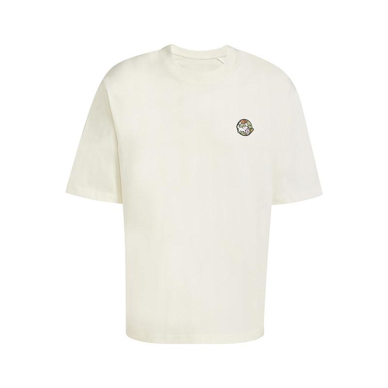 Adidas Cartoon Embroidered Simple Breathable Short Sleeve T-Shirt Men Tops JZ5063 S