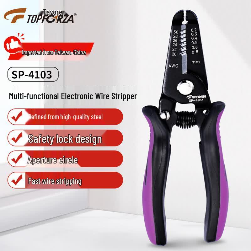 TOPFORZA Multi-function Wire Stripper Pliers