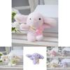 Cute Plush Rabbit Keychain Adorable Bear Doll Backpack Charm Soft Toy 16cm For Kids