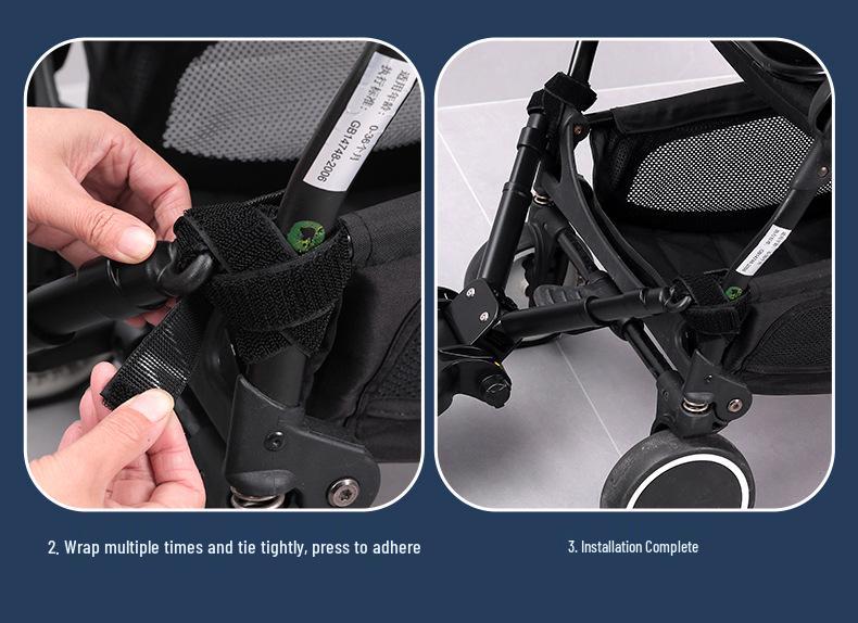 Stroller Add-On: Child Standing Board & Auxiliary Seat for Second Kid