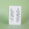 1Pc Leaf Armband Waterproof Temporary Tattoo Stickers, Long-lasting Waterproof for One To Two Weeks, For Arm, Leg.