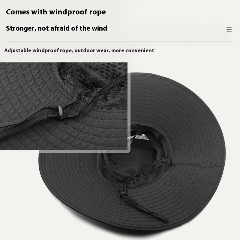 Dry Quick Oversize Bucket  Hat Cap for Men  Big Head  Outdoor Fishing Sun Hat Large Size Boonie Hat  Panama 55-59cm 60-63cm