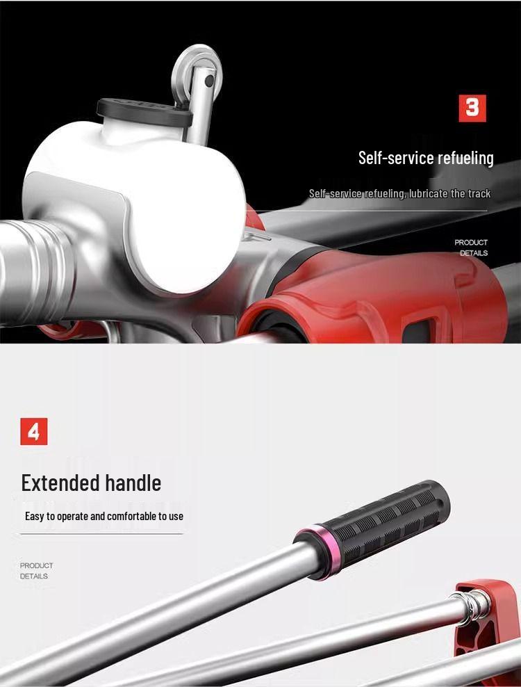 Ishii Manual Tile Cutter, 1.6m-1.8m, Handheld Push-Type Laser Blade for Floor and Wall Tiles