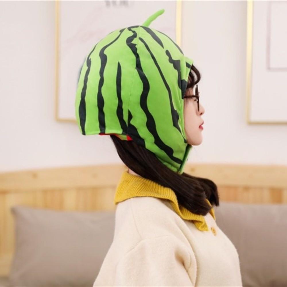 Soft Orange Hat Adjustable Strawberry Hat Cute Watermelon Hat  Unisex