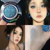Planet Eyeshadow Metal Polarized Pearlescent Brightening Crystal Shining Highlight Crouching Silkworm Blue Purple Fashion Style Ins Eye Makeup