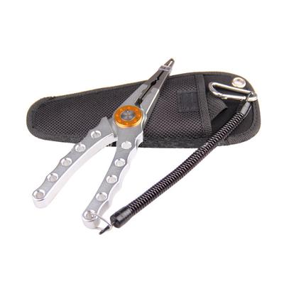 Aluminum Fishing Pliers Braid Cutters Split Ring Pliers Hook Remover Fishing Tackle Tool