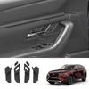 LHD RHD For Mazda CX-60 CX60 -2024 cx90 2024-2025 Carbon Fiber Car Door Handle Bowl Protector Frame Cover Trim Accessories