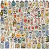100 Vintage Vase Graffiti Stickers Decorate Guitar Notebook Suitcase DIY Waterproof