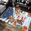 Christmas Santa Claus Reindeer Snowman Chair Mat - Anime Cartoon Design, Non-Slip Rug for Office, Home Decor, Living Room, Bedroom, Game Room & Dormit