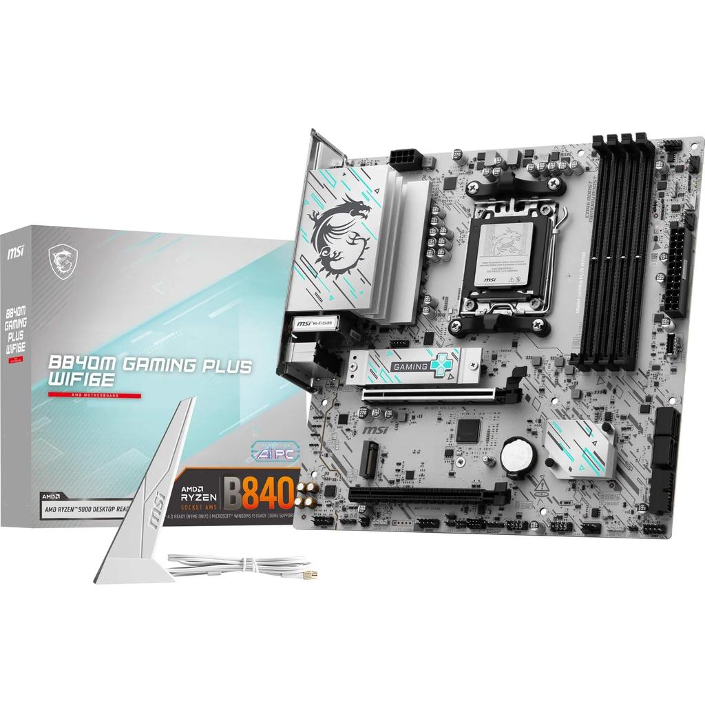 MSI B840M GAMING PLUS WIFI6E Gaming Motherboard MB6805 Micro-ATX