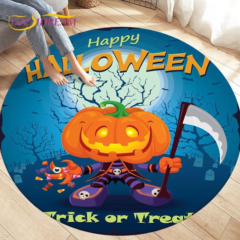 Cartoon Gamer Game Controler Area Koberec,Koberec s kulatým kobercem do obývacího pokoje Ložnice Dekorace,Děti si hrají plazící se protiskluzová podložka na podlahu