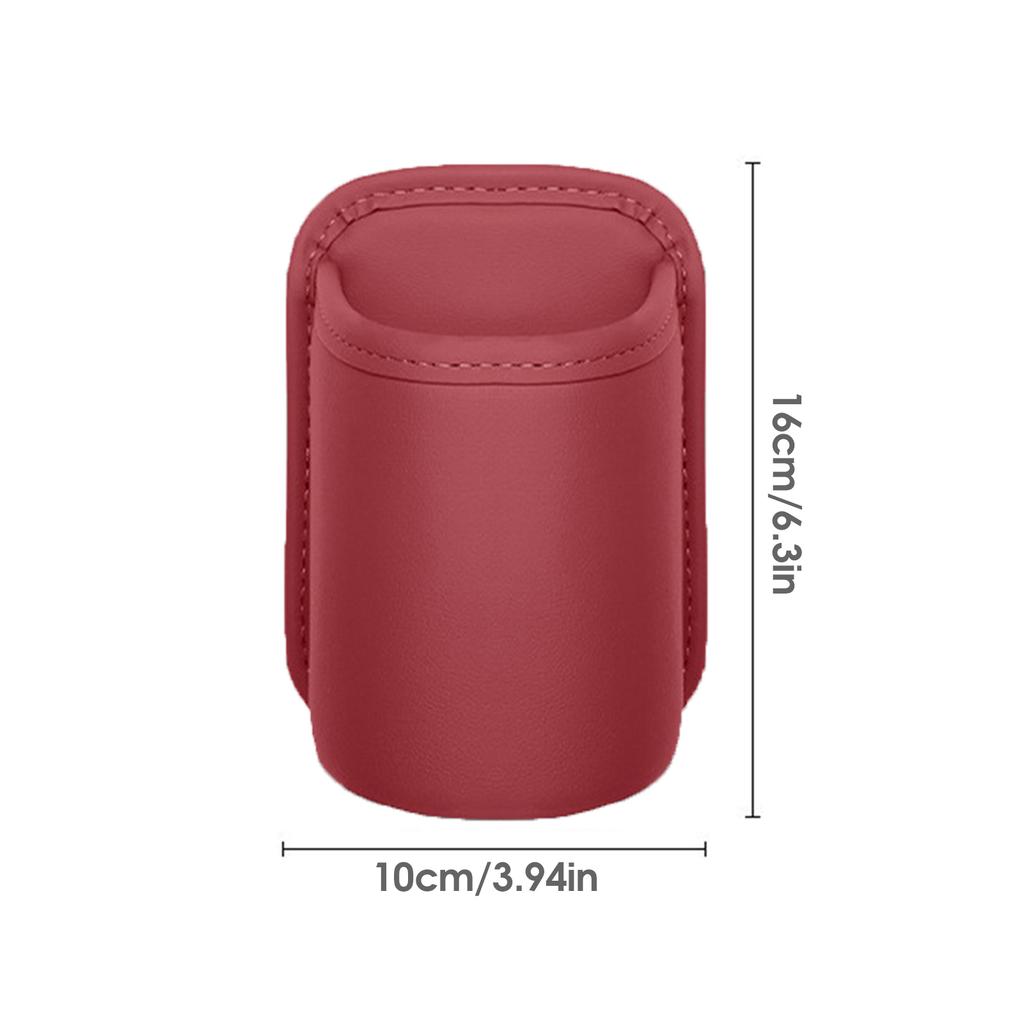Car Cup Holder Seat Back Organizer PU Leather beverage Drink Storage Pouch Organizer car seat pocket organizer case