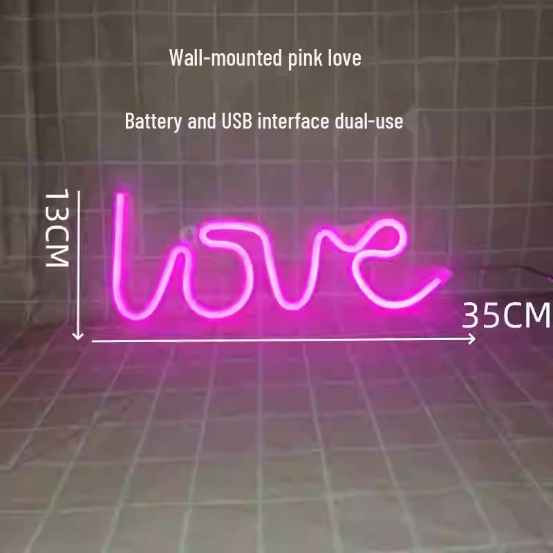 LED Neon Butterfly & Planet Wall Light - Decorative E-sports, Bar, and Photo Prop Night Light