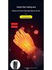 Windproof, Waterproof Heated Cycling Gloves - Fleece-Lined for Winter Cold Protection, Unisex