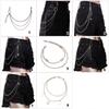 Adjustable Multi Layer Metal Pants Chain Belt Accessory For Women Men Fashionable Stylish Design Lightweight