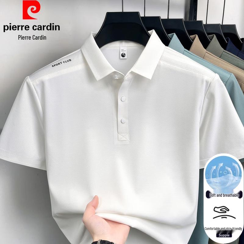 Pierre Cardin Men's Seamless Breathable Summer Polo Shirt