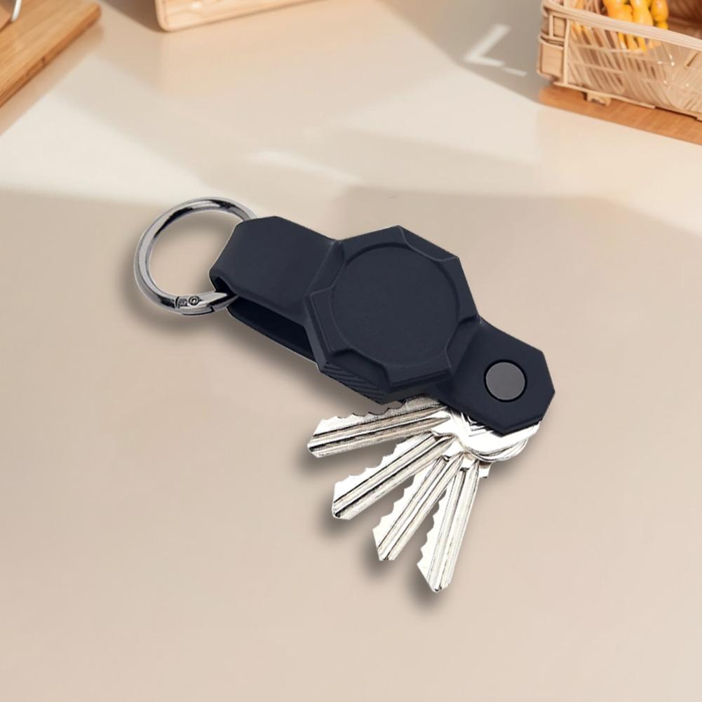 Protective Cover for Apple AirTag Waterproof Keychain Protector Anti-Lost Case with Key Organizer