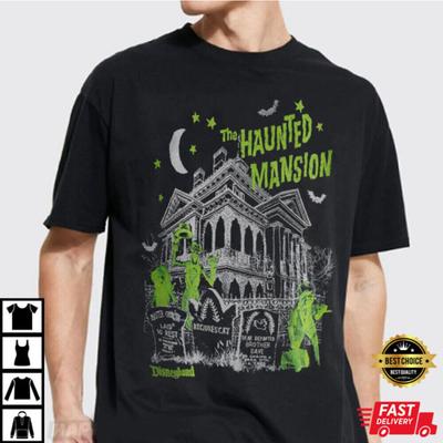 The Haunted Mansion Halloween Spooky Season Unisex T-Shirt Size S-5XL