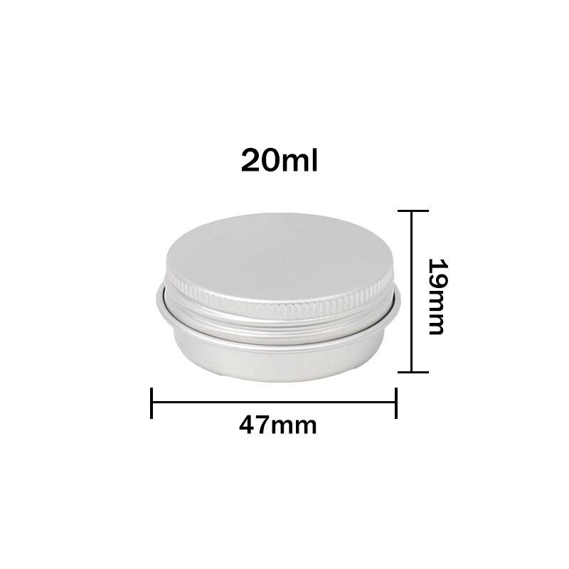 5g-250g Multi-Size Multi-Color Threaded Aluminum Tea Box Metal Can