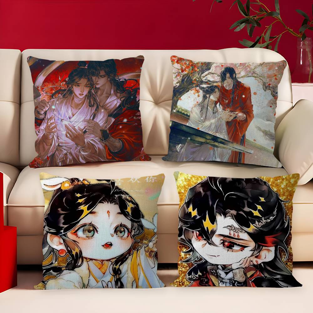 Heaven Officials Blessing Personalized picture text home decorative pillows Household Gifts xcm