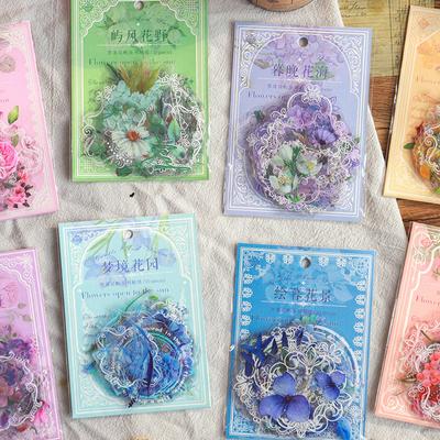 30pcs/1lot Kawaii Stationery Sticker Dreaming of Flower Diary Planner Junk Journal Decorative Scrapbooking DIY Craft Sticker YSL