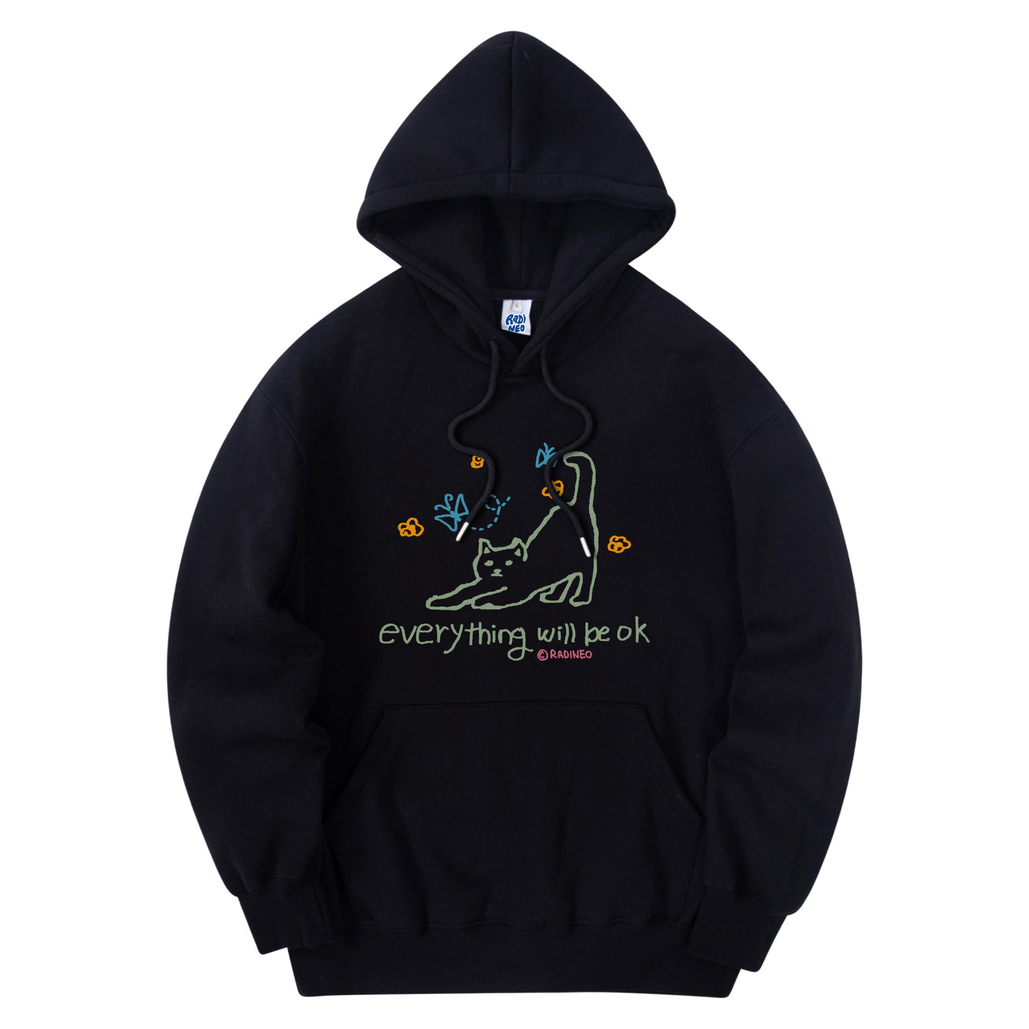 Radineo Ok Hoodie Black Black (Black)/L