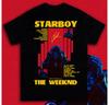 Rapper The Weeknd Starboy Album 2025 Merch T Shirts Unisexs Street Gothic Hip Hop Retro Cotton Short Sleeve Tshirt Y2k Streetwear