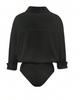 2026 European Fashion Slim-fit Mid-sleeve Women's Lapel Shirt