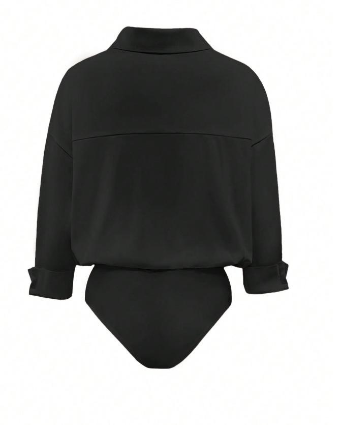 2026 European Fashion Slim-fit Mid-sleeve Women's Lapel Shirt