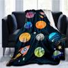 Galaxy Pattern 3D tištěná deka Plyšová deka Planets Tapiserie Flanelová deka Povlečení Zimní přehoz Přikrývka