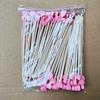 100 Pieces Disposable Wooden Coffee Stirrers Pink Heart Wooden Coffee Stir Sticks Wooden Stirrers Wooden Drink Stirrer Sticks for Coffee Cocktail