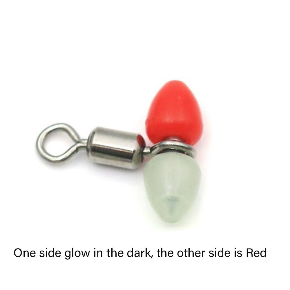 Rolling Design 3-Way Fishing Swivels Luminous Feature T-Shape Swivels  Outdoor Sports
