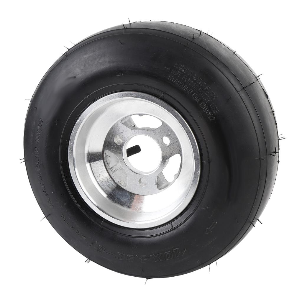 10x4.50 5 Front Wheels Tire with Rim 4PR Tubeless Enhanced Traction Puncture Proof for Drift Trike Go Kart ATV UTV Golf