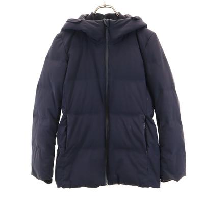 Seamless Down Jacket M Navy Women Used