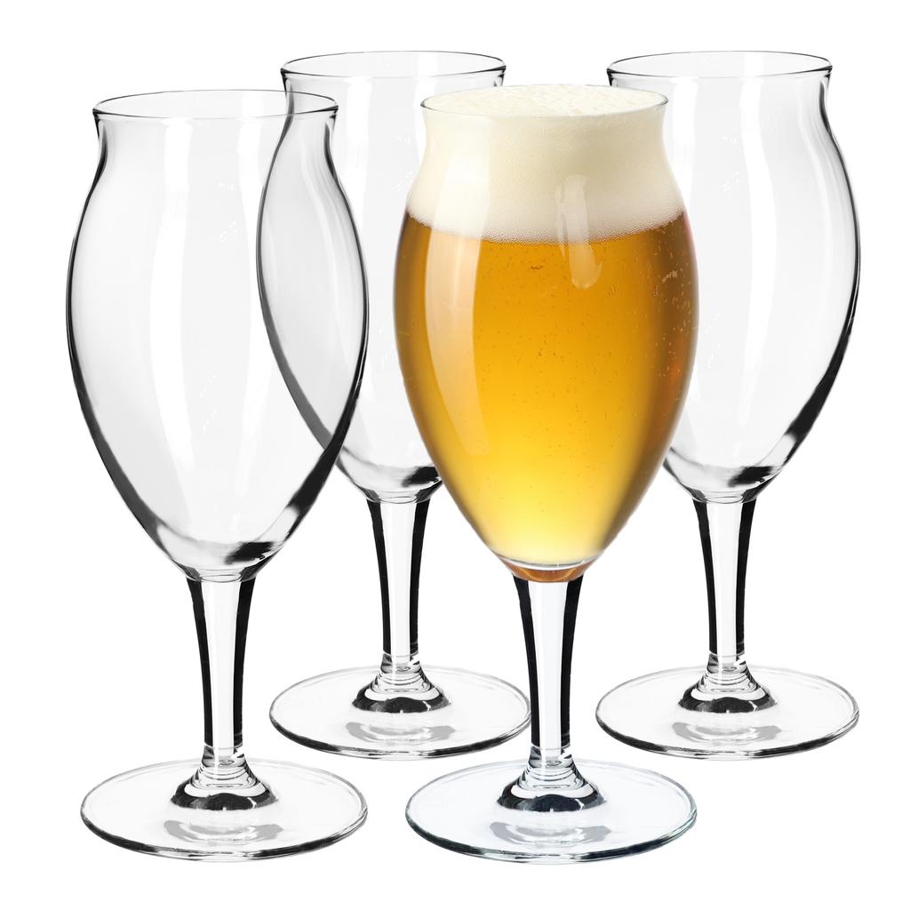 KADAX Beer Glasses Goblets Wine Glasses Set 410ml