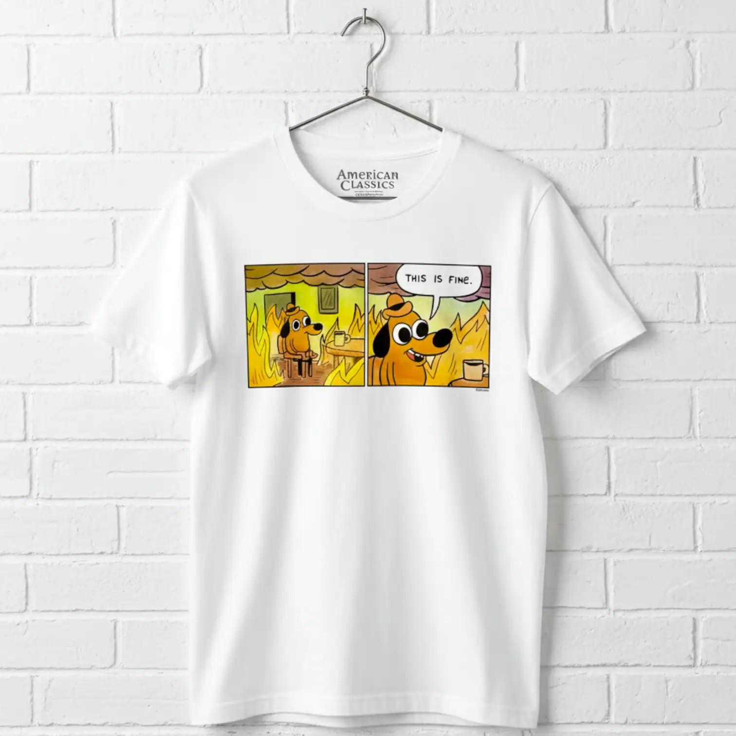 This is Fine Comic Men s T Shirt L