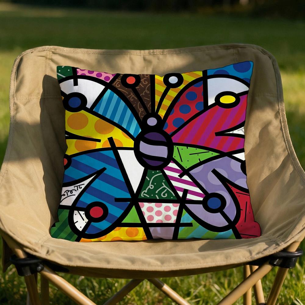 

BBrittoS Art Design Cushion Cover Soft Reversible Durable Pillow Cover MultiScene Use for Home Car Daily Comfort 30X30cm