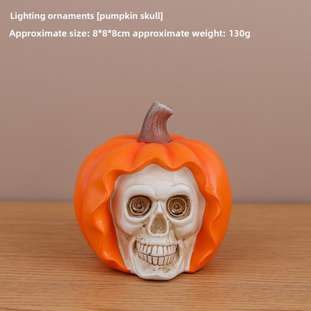 Ghost Reading Book Lamp Resin Decor For Halloween Parties And Gift Giving