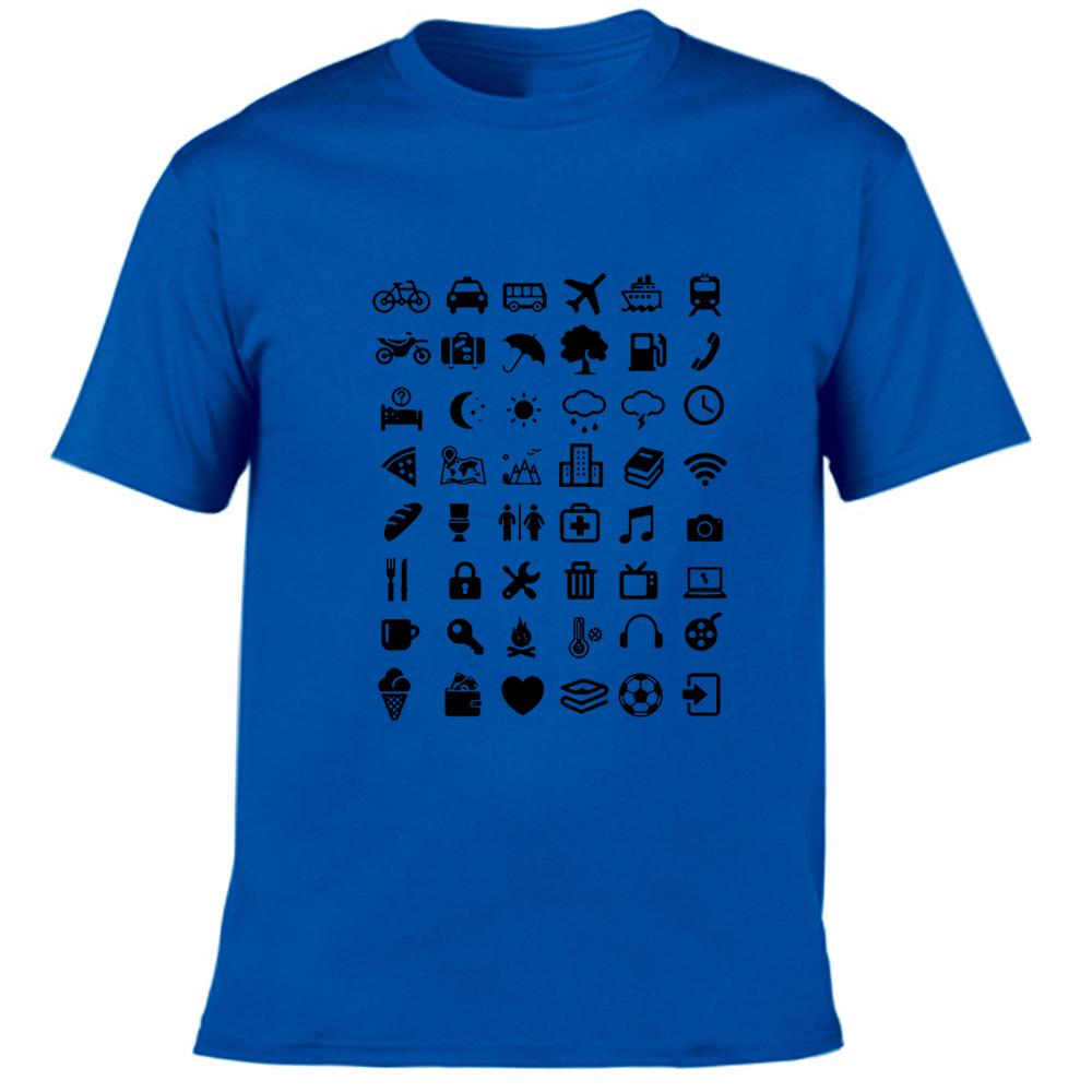 Fashion Men S Travel Icon Graphic Tees Men Short Sleeve Round Neck T Shirt Harajuku Streetwear