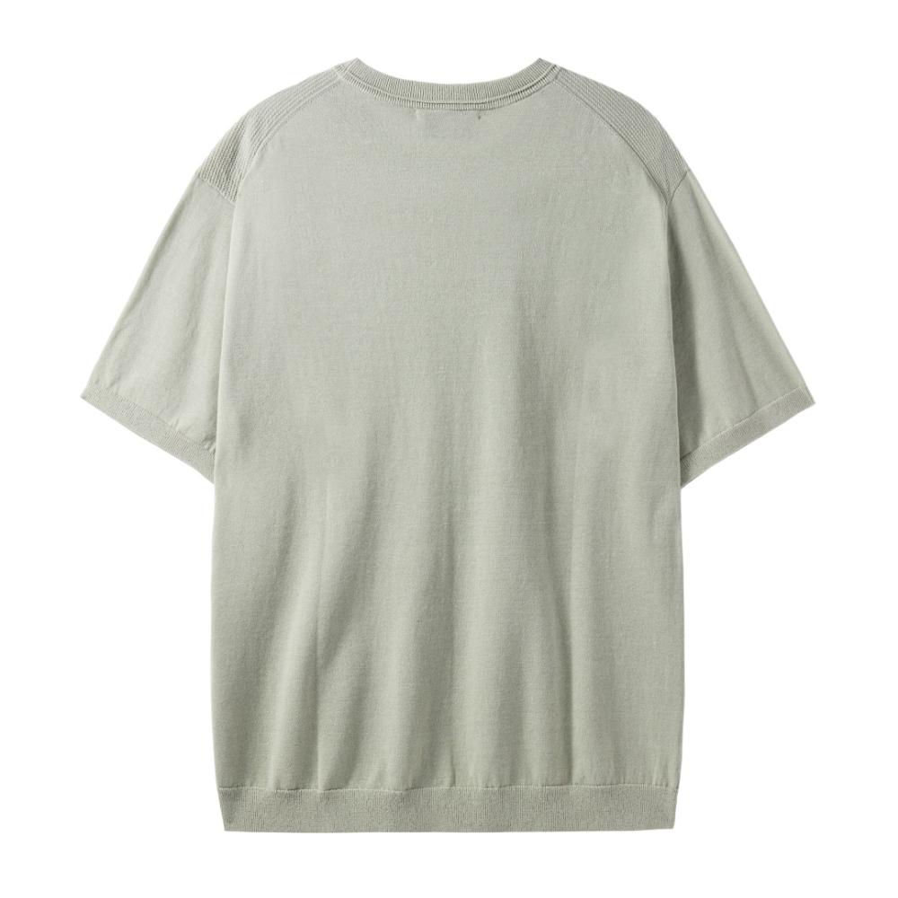 BROMPTON LONDON Half Sleve Chest Pocket Basic Round T-Shirt - A/Mint (P242Mkt515)