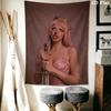 Melanie Martinez Wall Tapestry Aesthetic Wall Hanging Printed Fabric Blanket Decorative Tapestries for Bedroom Living Room Home Decor